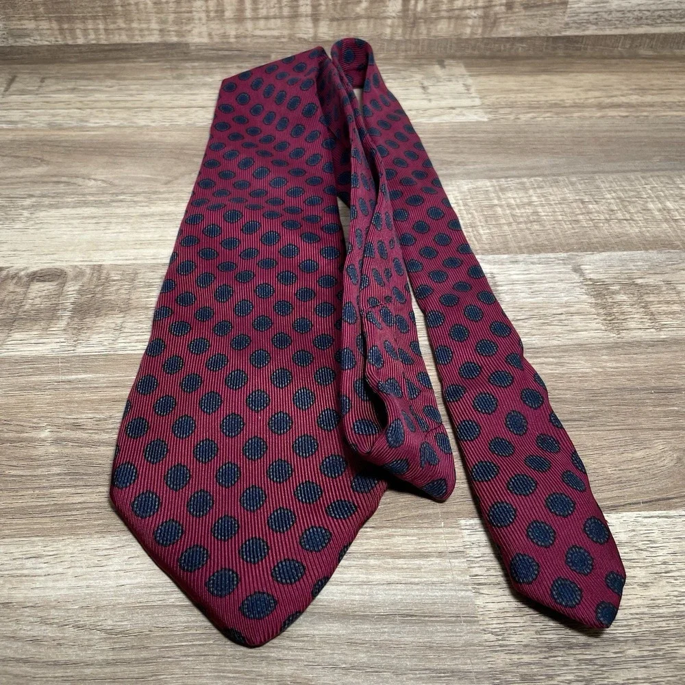 Robert Talbott Nordstrom Hand Sewn Silk Geometric Neck Tie Length 58